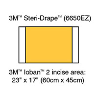 Yellow Absorbent Floor Mat for Surgery - Non-Sterile