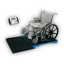 Detecto Mechanical Stationary Wheelchair Scale 400lb or 180kg Capacity
