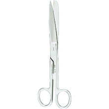 Moleskin and Felt Straight Scissors with Sharp/Blunt Points - 19.1cm