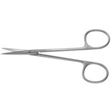 PADGETT Hood Micro Stitch Scissors, Curved, Sharp, Length= 4-1/2 (114 mm).  ID# PM-4956