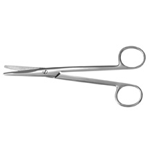 PADGETT Mayo Scissor, Straight, Blunt, Beveled Blade, Length= 5-1/2 ...