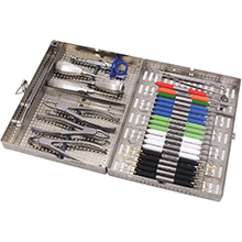 MILTEX 22 Instrument Oral Surgery Cassette. ID# STD222