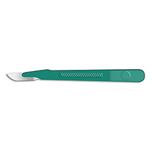 Lance Disposable Scalpel, Stainless, Size 21, Sterile, Green Handle, 10 ...