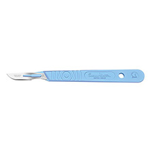 Swann Morton Disposable Scalpel, Stainless, Sterile, Size 10, Blue ...